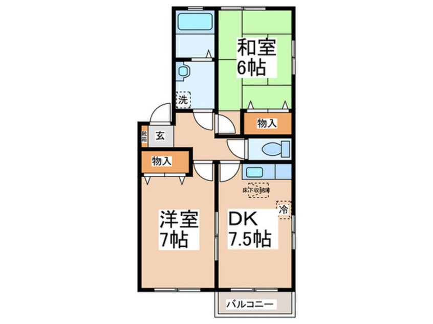 間取図 アトラン高山