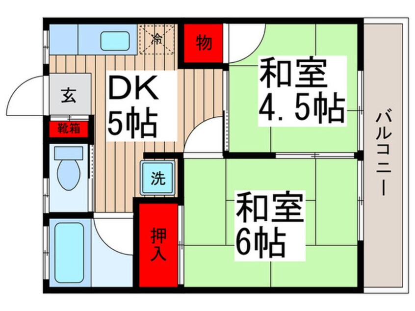 間取図 秋本ハイツ