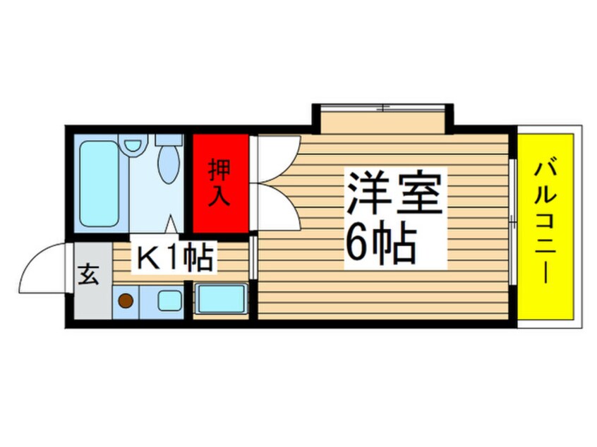 間取図 エルミエンド朝霞台