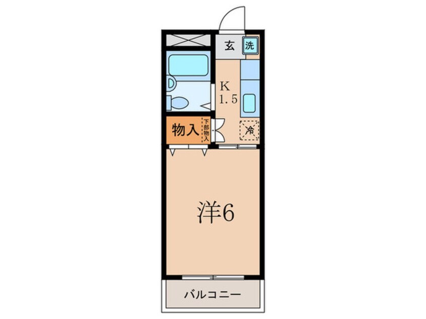 間取図 ジュネス高津