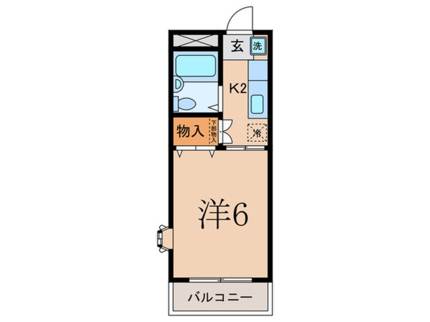 間取図 ジュネス高津