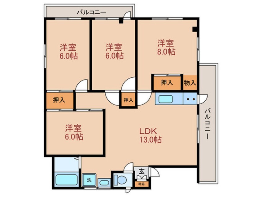間取図 土田ビル