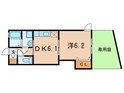 アズール若宮C棟の間取図