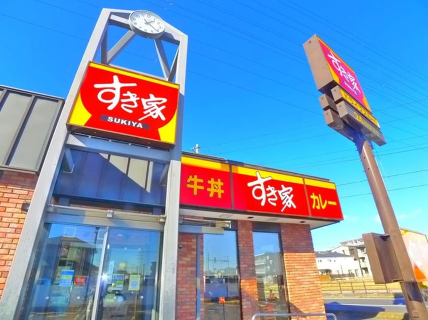 すき家(その他飲食（ファミレスなど）)まで390m ホーム矢澤