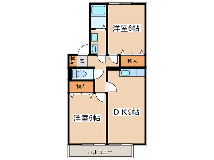 間取り図 フロ－ラＭⅠ