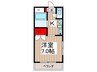 ファミール クリハラ 1Kの間取り