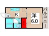 ハイム東綾瀬 1Kの間取り