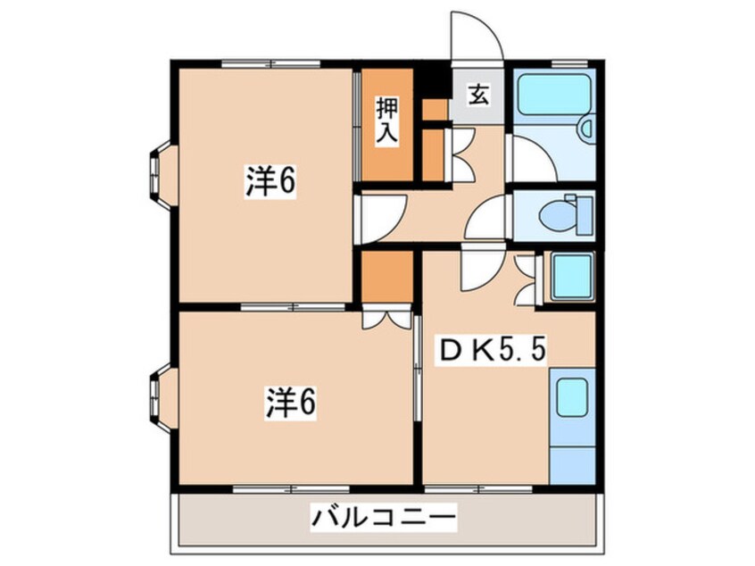 間取図 ハイツエステート