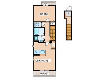 間取図 M・プレーリーローズD