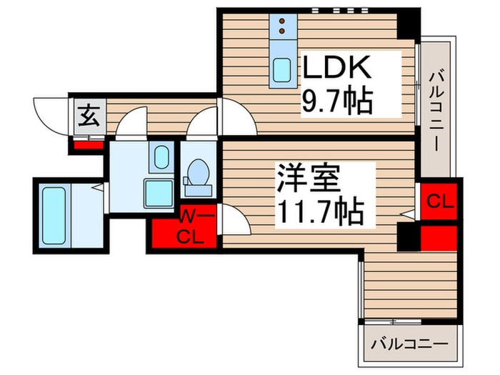 間取り図 ラヴィエントタワー