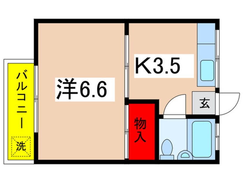 間取図 高石コーポ