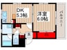 ＲＯＬＹ・ＰＯＬＹうらわ 1DKの間取り
