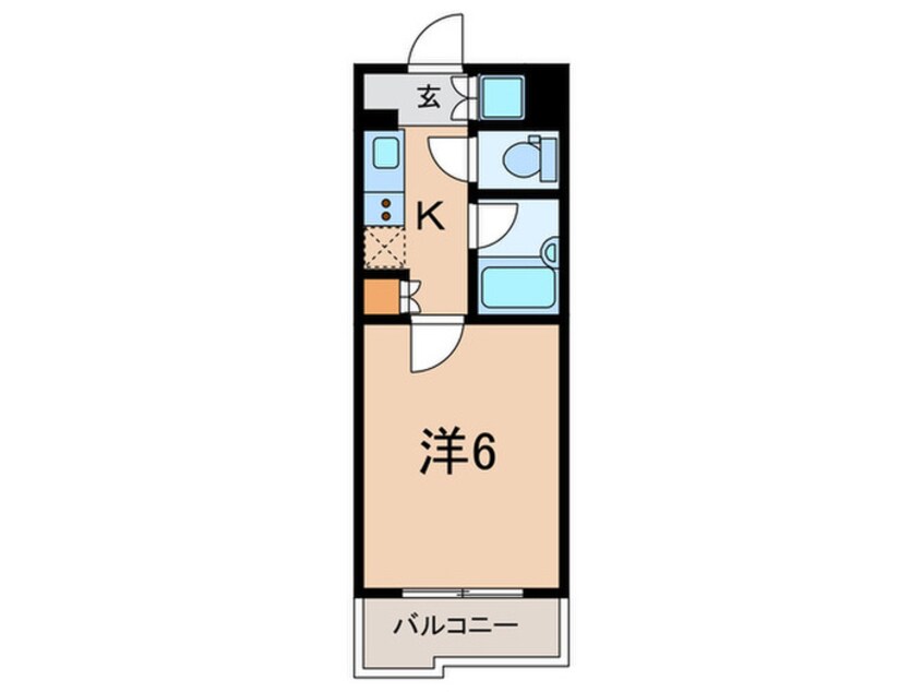 間取図 ル－ブル蒲田本町