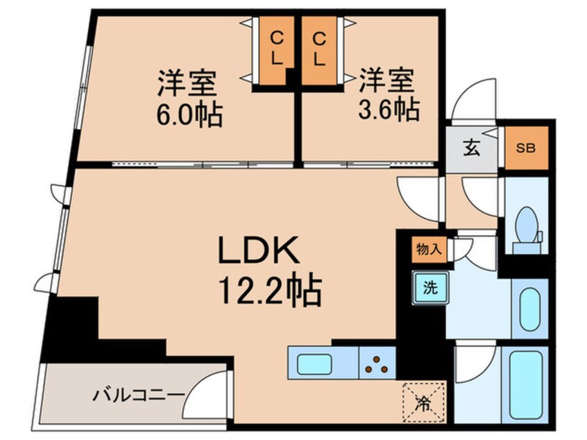 間取図 ロイジェント世田谷野沢