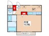サンライズヒルズ 1Rの間取り