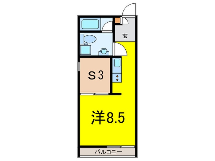 間取り図 THE OAKS 三軒茶屋Flat