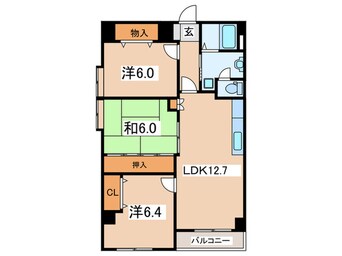 間取図 クレスト湘南