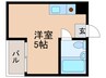 ライオンズマンション橋本第２ 1Rの間取り