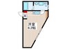 ヴィラ一之江 1Rの間取り