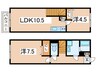 グレイスピア 2LDKの間取り