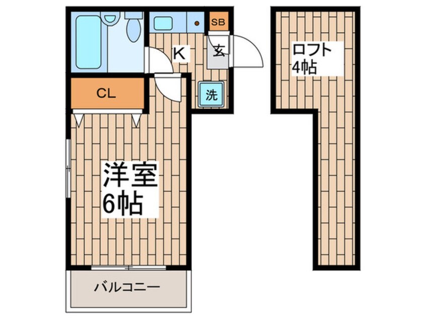 間取図 キャッスル大森