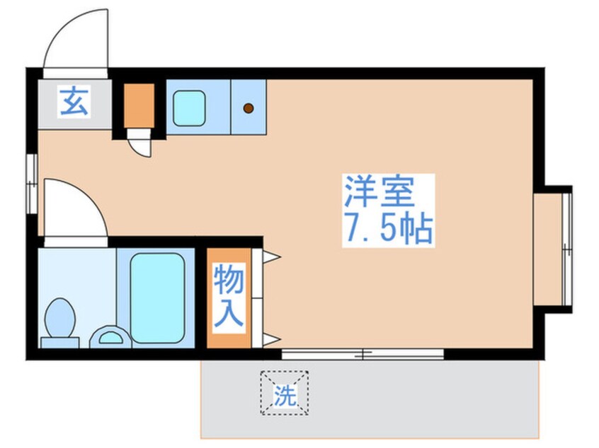 間取図 フラリッシュハイム