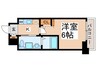 ＲＪＲリクロス高砂 1Kの間取り