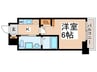 ＲＪＲリクロス高砂 1Kの間取り