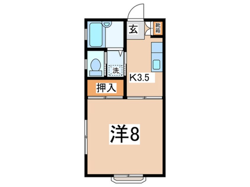 間取図 ドリ－ムハイツＡ