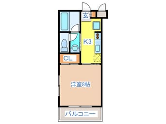 間取図 八王子ビュ－ハイツ