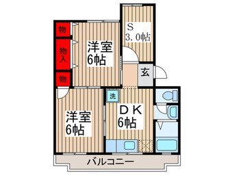 間取図 岡野第2マンション