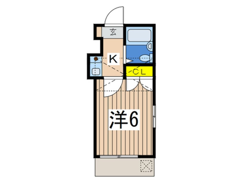 間取図 レオパレス新杉田