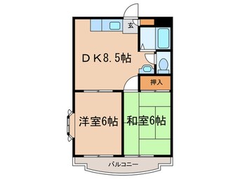 間取図 プレステージ狛江