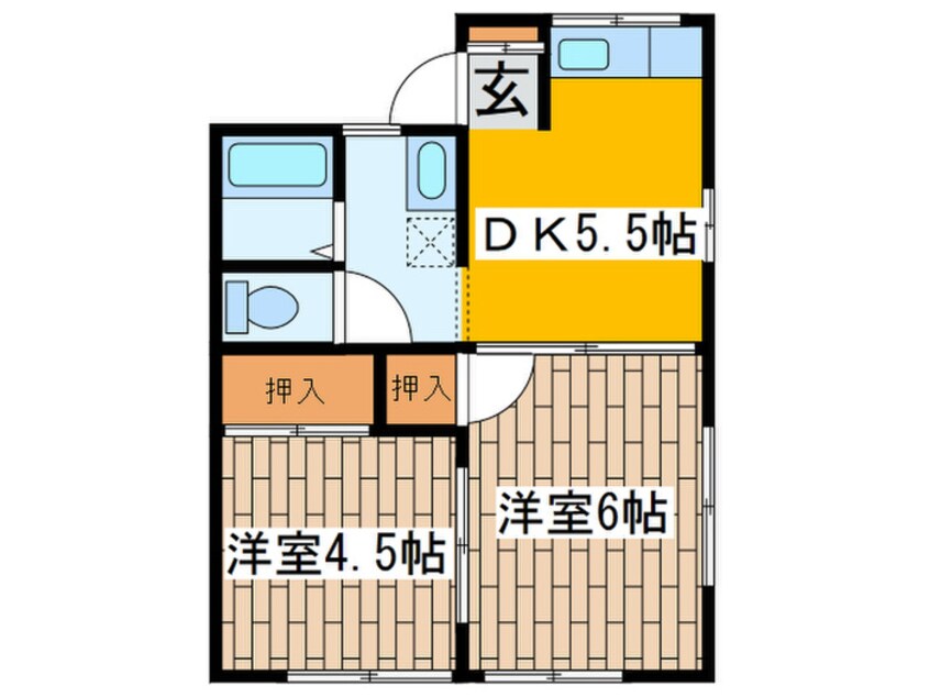 間取図 こびき台ハウスＢ棟