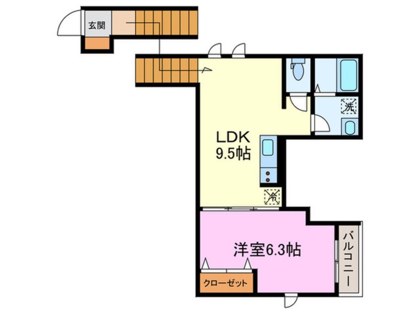 間取図 Ｍ´ｓコーポ