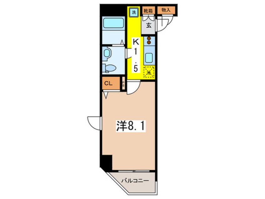 間取図 モ－ニングサイド銀座