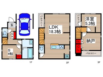 間取図 Kolet葛飾細田