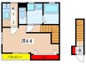 イルデパン 1Kの間取り