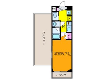 間取図 グラントゥル－ス小竹向原(502)