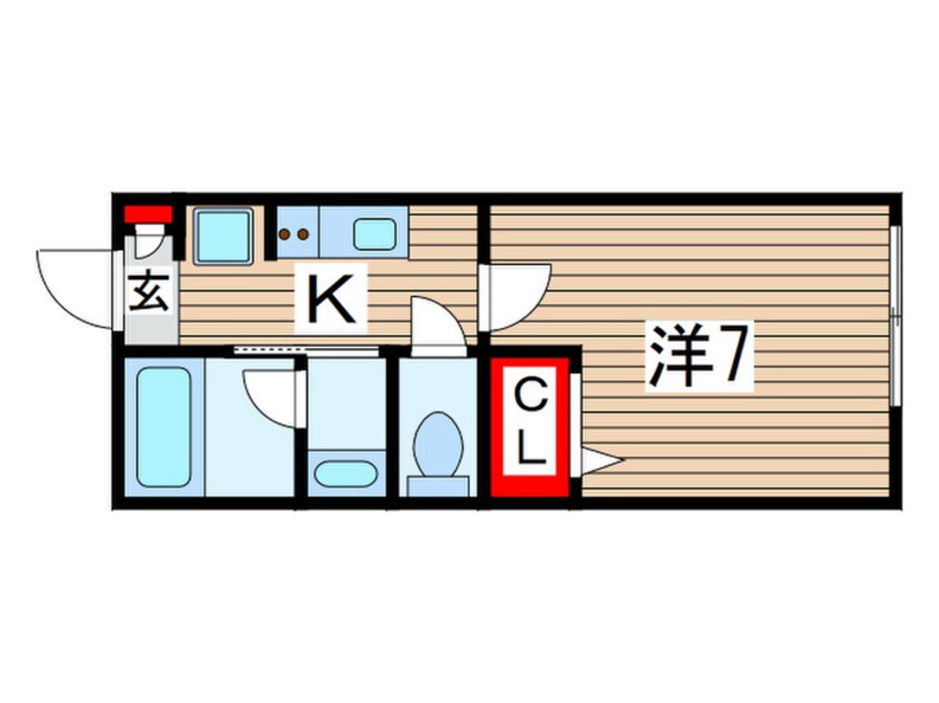 間取図 シャルム桜木