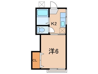 間取図 コーポラス・桂