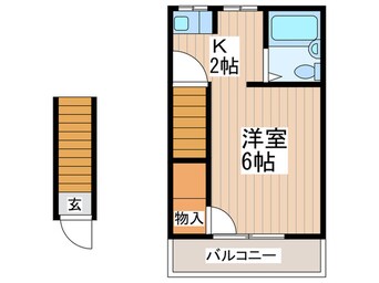 間取図 パステルハイツ