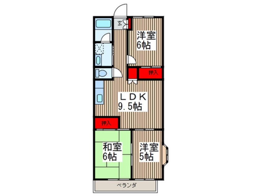 間取図 アイケービル