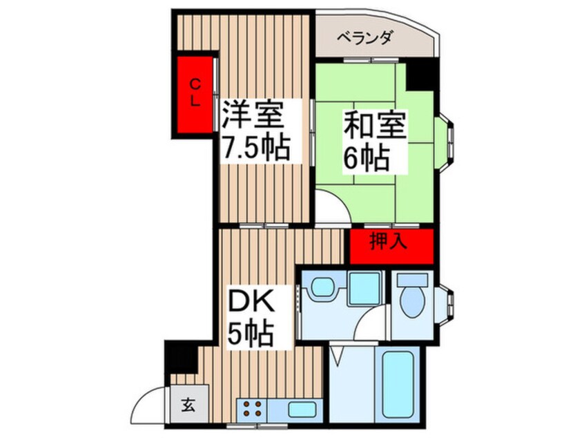 間取図 マルサンビル