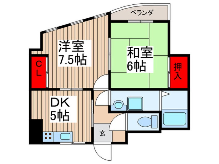 間取図 マルサンビル