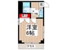 ＮＴＨ狭山 1Kの間取り