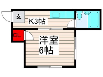 間取図 サンフィ－ルドマンション