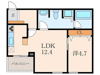 間取図 ミリアレジデンス乃木坂