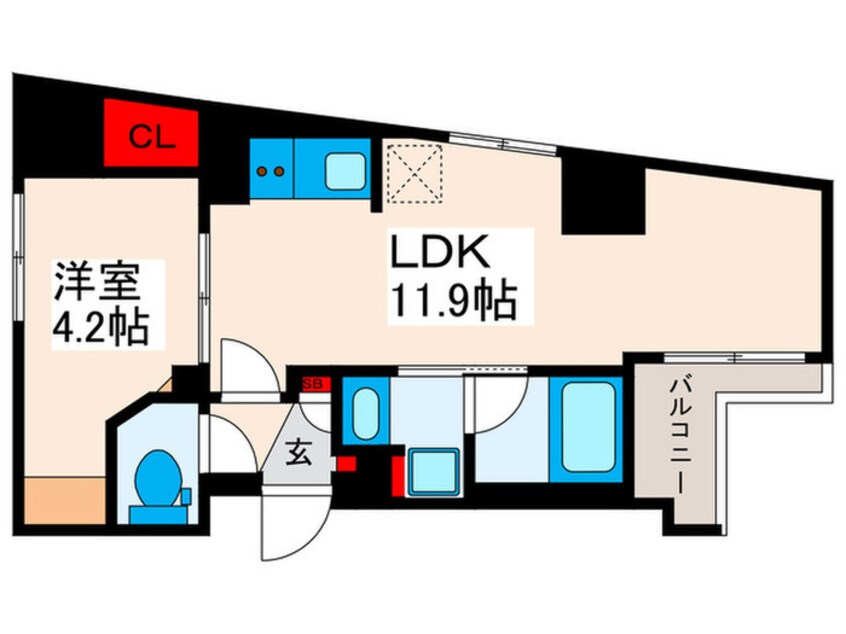 間取図 ラフォンテ田端