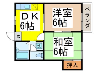 間取図 コスモハイツ